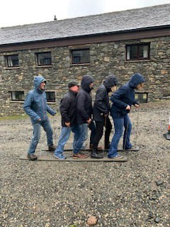 a team of people learning about teamwork